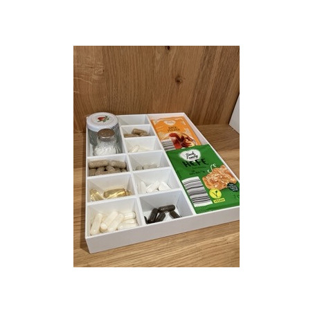 Sortierbox 16-20 Fächer Höhe 5cm Breite 25cm Tiefe 25cm