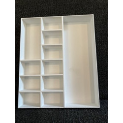 Sortierbox 21-25 Fächer Höhe 5cm Breite 25cm Tiefe 25cm