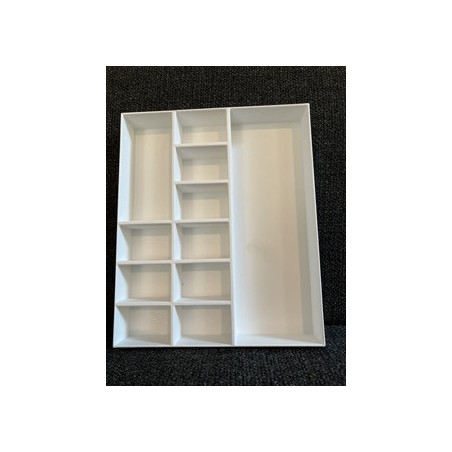 Sortierbox 21-25 Fächer Höhe 5cm Breite 25cm Tiefe 25cm