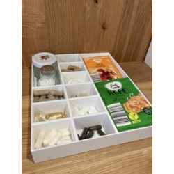 Sortierbox 21-25 Fächer Höhe 5cm Breite 25cm Tiefe 25cm